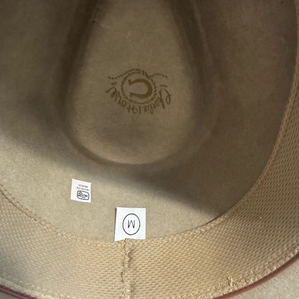 SET OF 2 Charlie 1 Horse Hat Black and Tan Wide Brim Hats - Picture 4 of 6